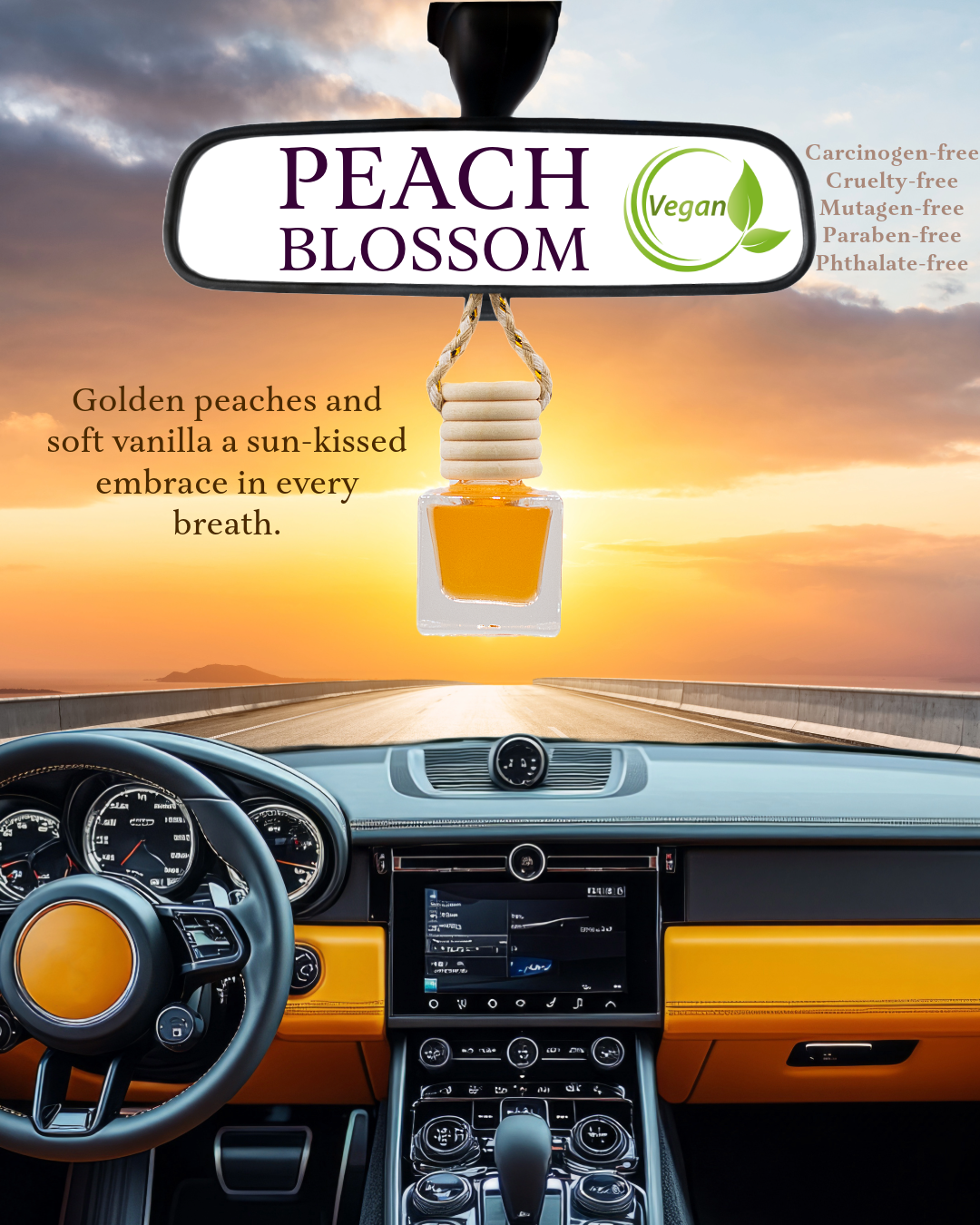 Crystal Essence Car Diffuser: Eco-Friendly Elegance for Every Journey