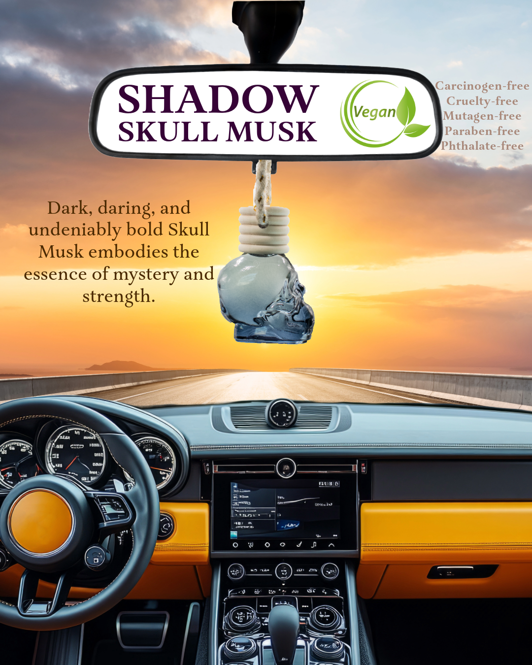 Crystal Essence Car Diffuser: Eco-Friendly Elegance for Every Journey