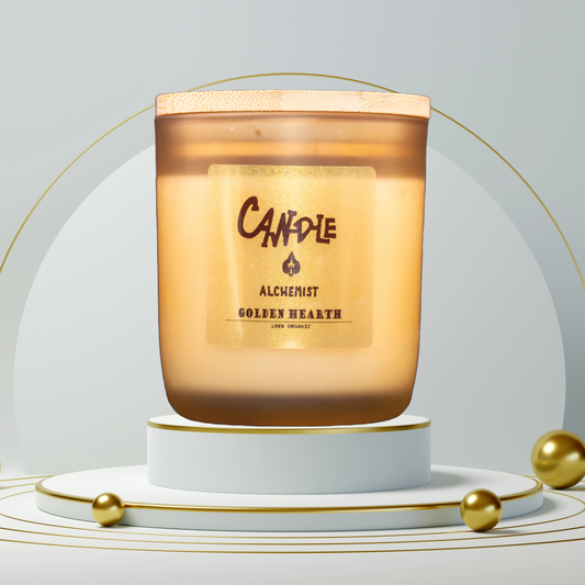 Corazón dorado de 11 oz.