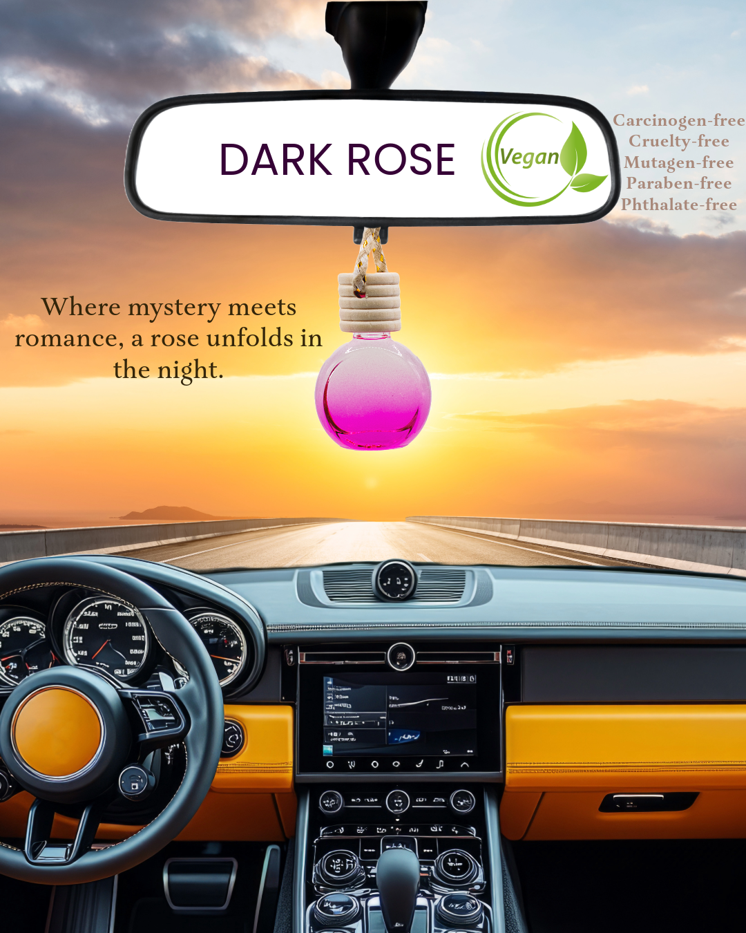 Crystal Essence Car Diffuser: Eco-Friendly Elegance for Every Journey